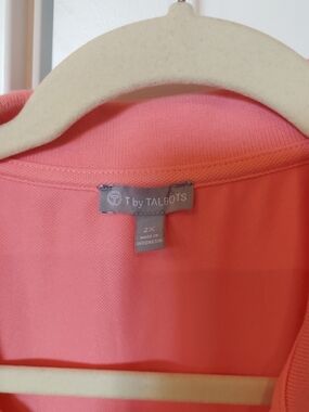 T by Talbots Coral Knit Top